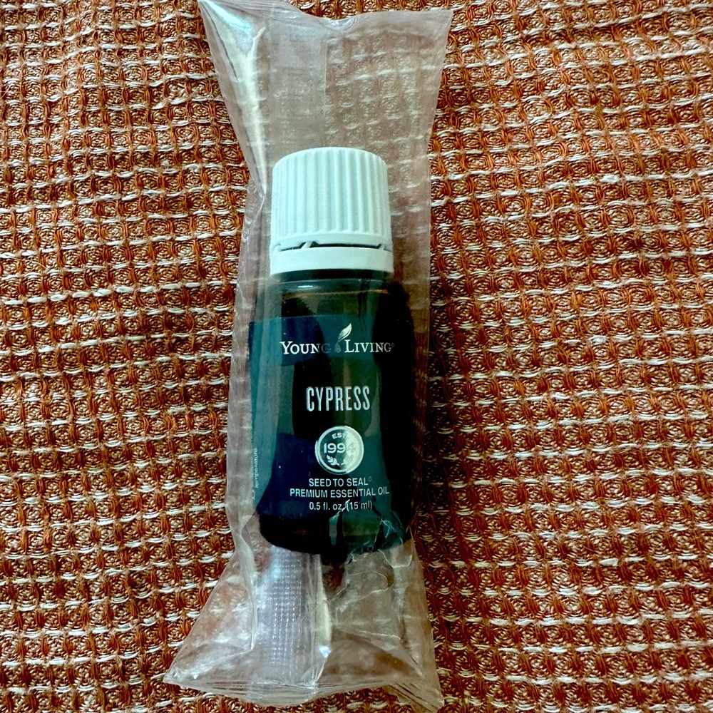 Young living cypress oil new in sealed bag
